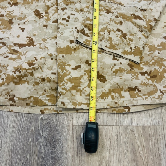 US Marine Corps MCCUU Desert Marpat Blouse Jacket USMC Military Large Long  - Picture 14 of 16